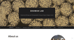 Desktop Screenshot of dhawanlab.org