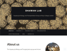 Tablet Screenshot of dhawanlab.org